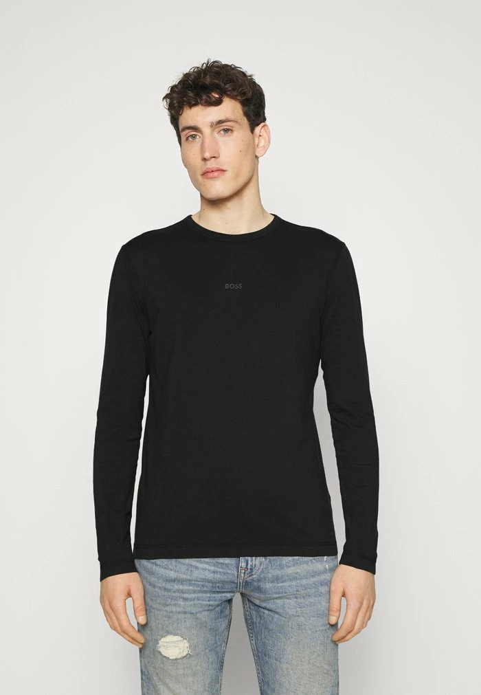 BOSS TOKKSLONG - Long Sleeved Top - Black 3 BOSS TOKKSLONG - Long Sleeved Top - Black