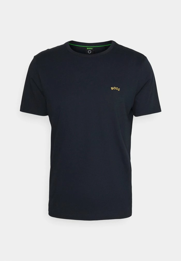 BOSS TEE CURVED - Basic T-shirt - Dark Blue 8 BOSS TEE CURVED - Basic T-shirt - Dark Blue - Image 6