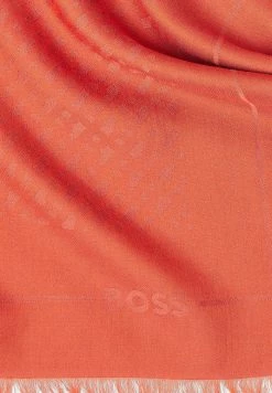 BOSS LEDONIA - Scarf - Red Three -BOSS Sales Store a8a7a997d0344f4f92594cc6dcf5bd1d