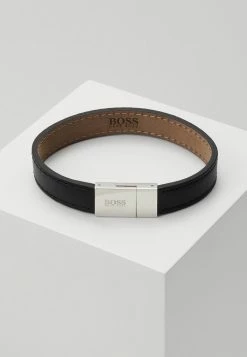 BOSS ESSENTIALS - Bracelet - Black/silver-coloured
