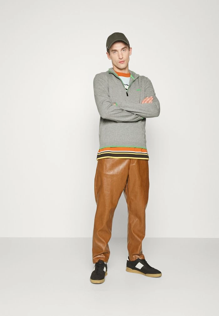 BOSS ZITOM - Cardigan - Light/pastel Grey 4 BOSS ZITOM - Cardigan - Light/pastel Grey - Image 2