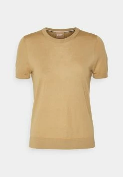 BOSS FALYSSIAS - Basic T-shirt - Medium Beige -BOSS Sales Store a95a5f769ea44a8686c8d933ce6a3dd1