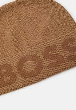 BOSS LAMICHETTO UNISEX - Beanie - Medium Beige -BOSS Sales Store a994eae90c4a42119873316012362c3f