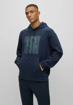 BOSS SOODED - Hoodie - Dark Blue Two