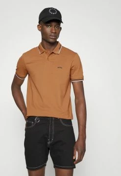 BOSS PAUL CURVED - Polo Shirt - Medium Brown -BOSS Sales Store aa01140306464a3083801480805cdc8e