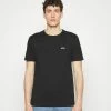 BOSS TEE CURVED - Basic T-shirt - Black -BOSS Sales Store aa033643a4b04f93920aa0f2118b7295