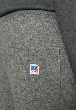 BOSS X RUSSELL ATHLETIC JAMMIN - Tracksuit Bottoms - Medium Grey -BOSS Sales Store aa3d298221684d87ae93d2ad847c358c