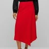 BOSS A-line Skirt - Red Twelve -BOSS Sales Store aadb39f4cb52421fbcbdd223a4aec4c6