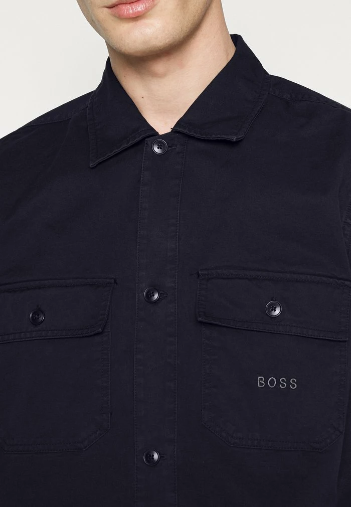 BOSS LOVVO - Summer Jacket - Dark Blue 8 BOSS LOVVO - Summer Jacket - Dark Blue - Image 6