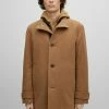 BOSS COXTAN - Winter Coat - Beige Two -BOSS Sales Store ab47d9a0532f47bca027a1a6b27f0cb8
