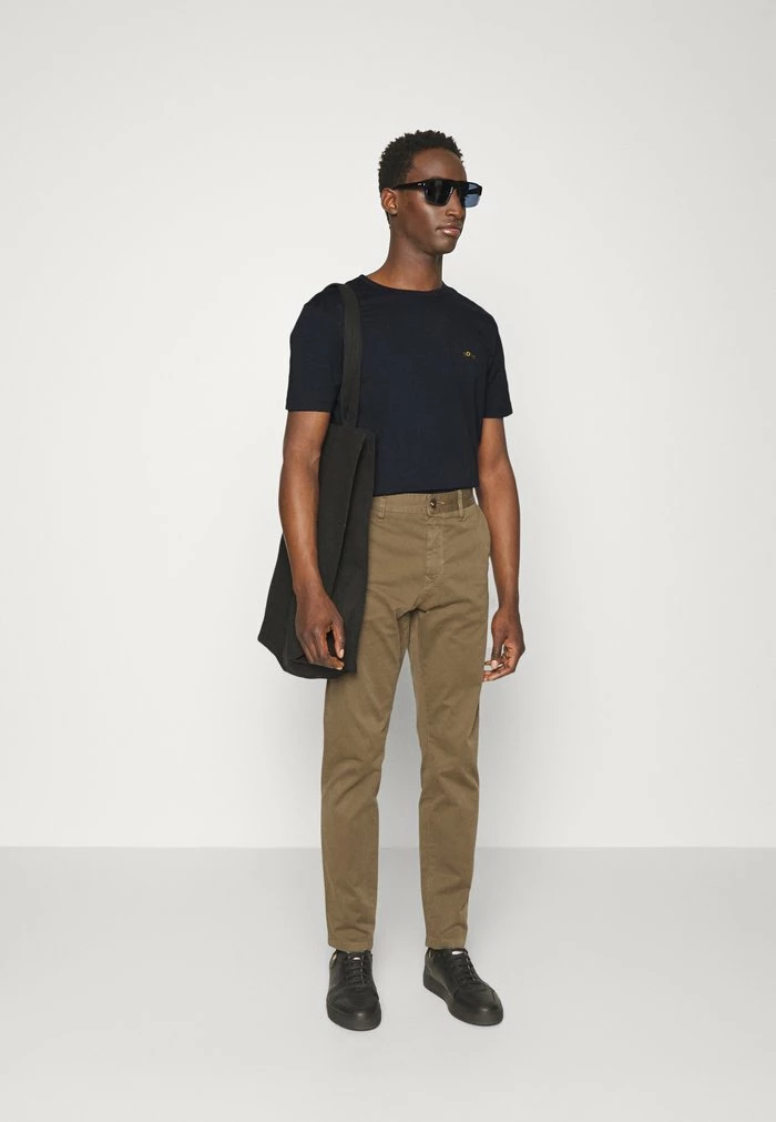 BOSS TEE CURVED - Basic T-shirt - Dark Blue 4 BOSS TEE CURVED - Basic T-shirt - Dark Blue - Image 2