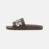 BOSS BAY IT SLID UNISEX - Pool Slides - Open Brown -BOSS Sales Store ac2cfd133a7149c7982a707458b0ca98