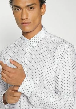 BOSS ROGER - Shirt - White/dark Blue -BOSS Sales Store ac3f48b42c4942089bf1730fa3e3eb8b