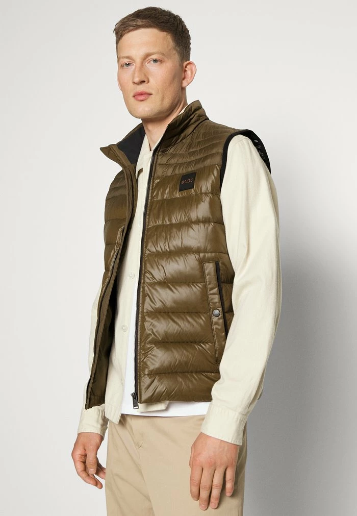 BOSS ODENO - Waistcoat - Dark Green 6 BOSS ODENO - Waistcoat - Dark Green - Image 4