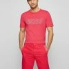 BOSS Print T-shirt - Pink Thirteen -BOSS Sales Store aca5222d262d49a48405e768d9a8d087
