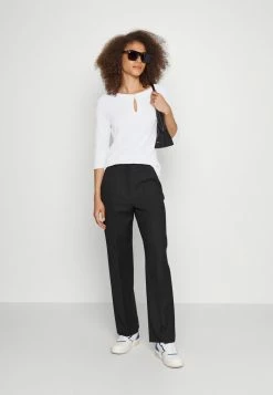 BOSS EPINA - Long Sleeved Top - White -BOSS Sales Store ad25ab1a81814ca2aba3608b52cc6ce5