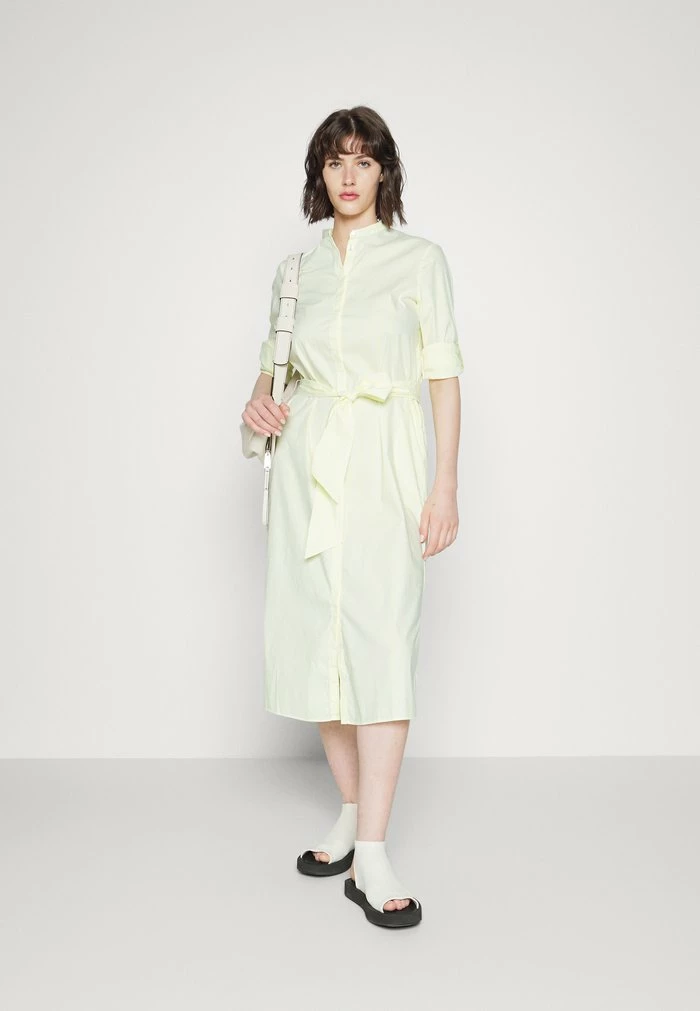 BOSS DEFELIZE - Shirt Dress - Medium Yellow 4 BOSS DEFELIZE - Shirt Dress - Medium Yellow - Image 2