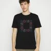 BOSS TEESQUARE - Print T-shirt - Black