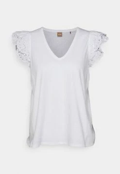 BOSS EBOHO - Basic T-shirt - White -BOSS Sales Store ae105f8cde814176bb9a62a0c0f281cd