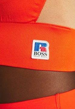 Boss X Russell Athletic EAMINA - Top - Orange -BOSS Sales Store ae7426ffac9044d3b9dacd5795fb5108