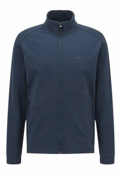 BOSS SKAZ CURVED - Zip-up Sweatshirt - Dark Blue -BOSS Sales Store aec8bef12c35400a8169e2b05943617e