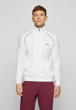 BOSS MIX MATCH Z - Zip-up Sweatshirt - Natural Three