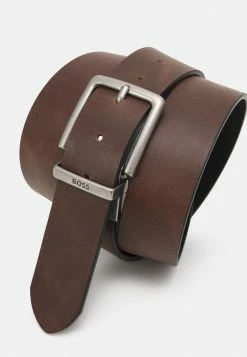 BOSS OMAR UNISEX - Belt - Medium Brown -BOSS Sales Store af492555bfaa4ee094d80eeec552d302