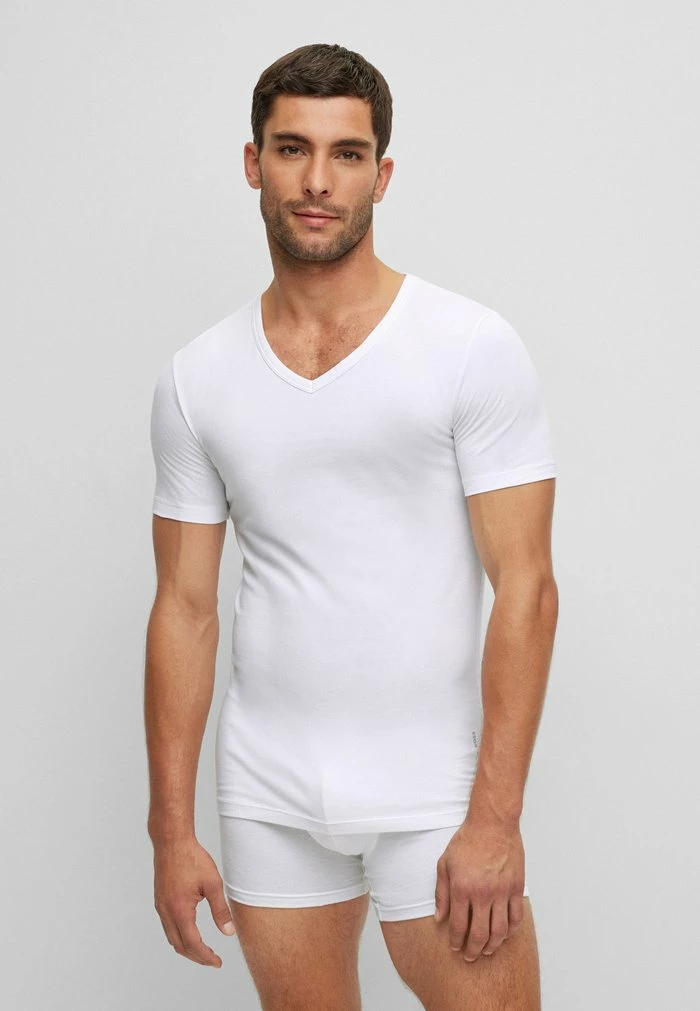 BOSS MODERN 2 PACK - Undershirt - White 3 BOSS MODERN 2 PACK - Undershirt - White