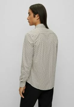 BOSS ROAN - Shirt - Beige -BOSS Sales Store b123a07269604aeea069a2b80d5162ed