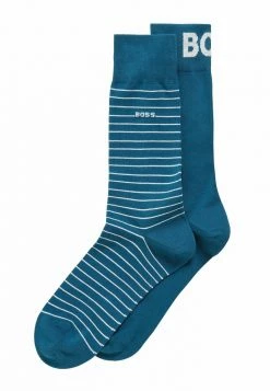 BOSS 2PACK RS MARC COL CC - Socks - Open Blue
