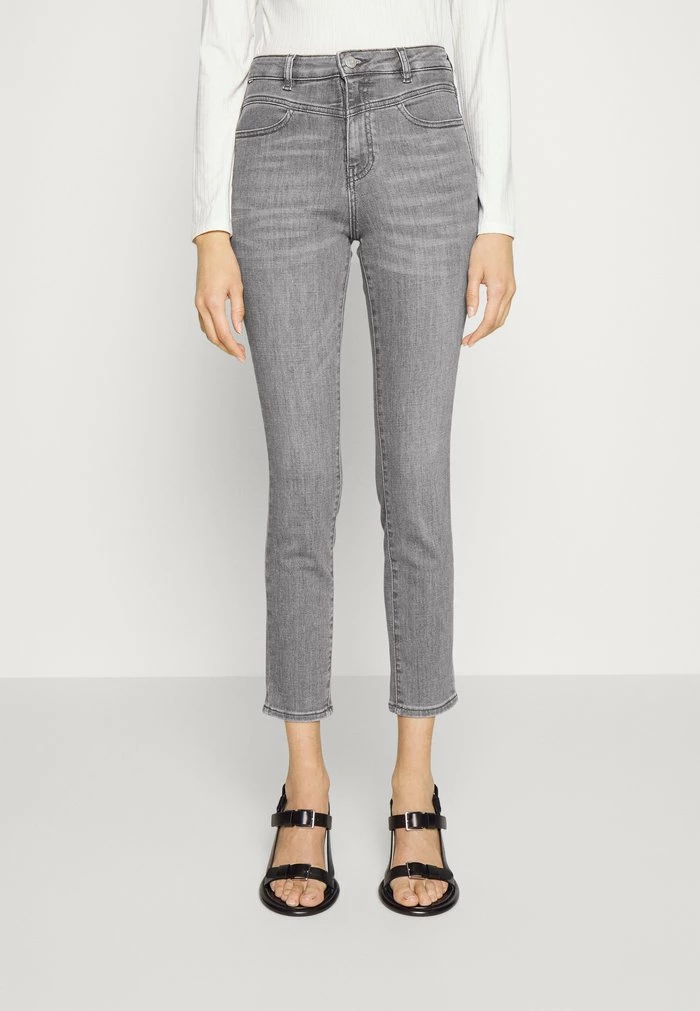 BOSS SKINNY CROP - Straight Leg Jeans - Silver 3 BOSS SKINNY CROP - Straight Leg Jeans - Silver