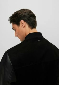 BOSS Leather Jacket - Black One 12 BOSS Leather Jacket - Black One -BOSS Sales Store b2858cdd5a8846f2a95914d2279100f2