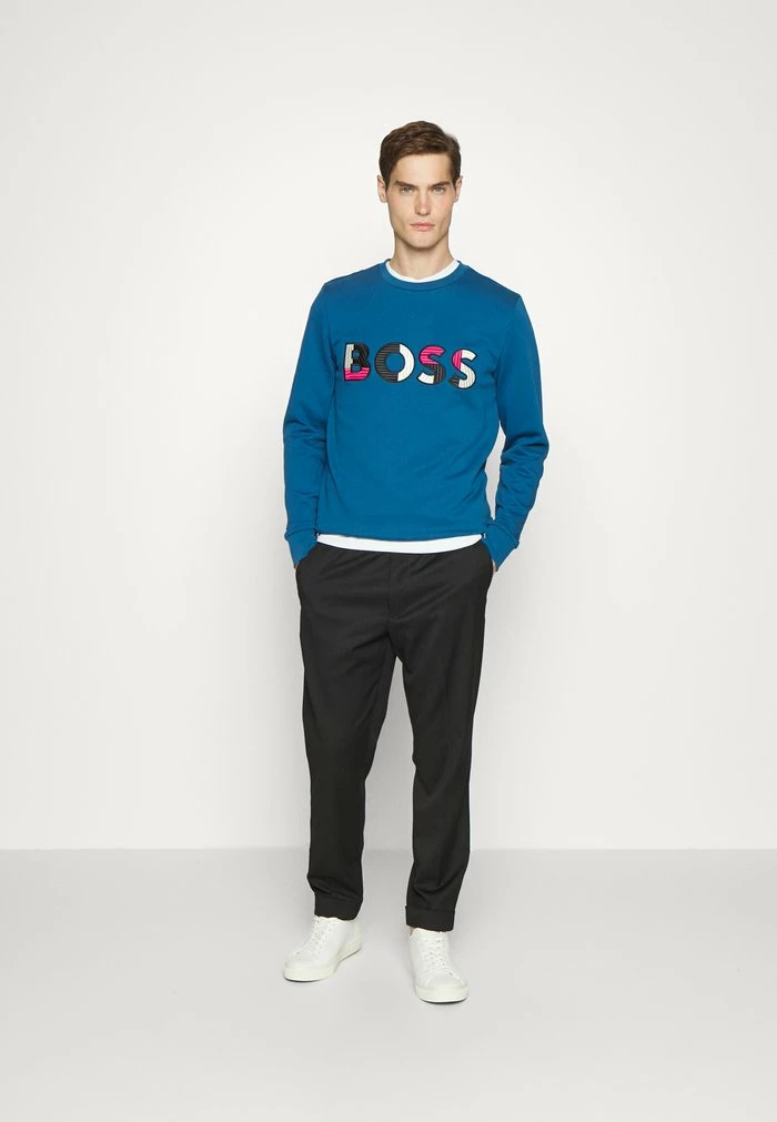 BOSS STADLER - Sweatshirt - Medium Blue 4 BOSS STADLER - Sweatshirt - Medium Blue - Image 2