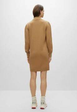 BOSS Jumper Dress - Beige -BOSS Sales Store b391666c34ec48ea977ca8364fb730b3