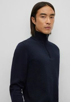 BOSS LADAMO - Jumper - Dark Blue Four -BOSS Sales Store b4f3785918924db5870038348fa6ddcf