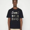 BOSS TEE LOGO FUN - Print T-shirt - Dark Blue 2 BOSS TEE LOGO FUN - Print T-shirt - Dark Blue -BOSS Sales Store b57705d32ae341b6b06f60623890721c