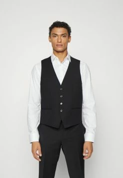 BOSS HUGE - Suit Waistcoat - Black
