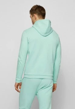 BOSS SAGGY - Zip-up Sweatshirt - Light Green Two -BOSS Sales Store b6a21b7732524d04b9ff94bdead49eef