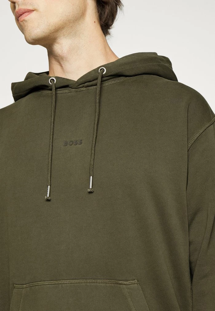 BOSS Hoodie - Dark Green 8 BOSS Hoodie - Dark Green - Image 6