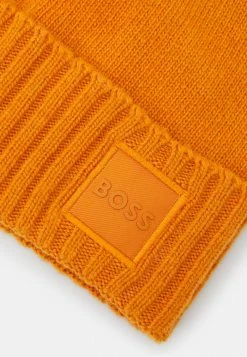 BOSS KAIOS - Beanie - Open Orange -BOSS Sales Store b937862ab1694ebaa997318ac832196d