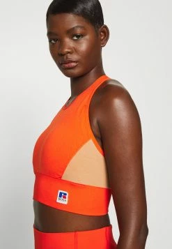 Boss X Russell Athletic EAMINA - Top - Orange -BOSS Sales Store b94d9865314149188c9a59142622bb30