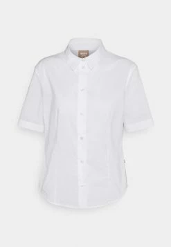 BOSS BASHINEA - Button-down Blouse - White -BOSS Sales Store b94da9618d744112b7ad55cfa091a79b