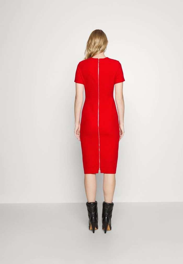 BOSS DIXETTA - Shift Dress - Red 5 BOSS DIXETTA - Shift Dress - Red - Image 3