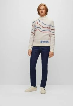 BOSS DELAWARE - Slim Fit Jeans - Dark Blue -BOSS Sales Store b9dda9feb64f4445ae6708ff96a56548