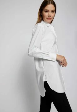 BOSS BACORA - Button-down Blouse - White -BOSS Sales Store ba27190817234784ba9350ad2d30f7f9