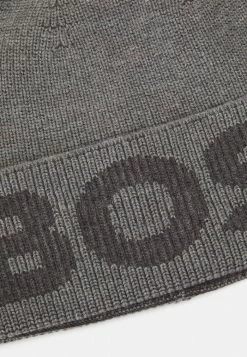 BOSS LAMICHETTO UNISEX - Beanie - Silver -BOSS Sales Store bac3ac928bf74db5ba6abd06e0f5428f