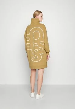 BOSS ECOZY - Day Dress - Medium Beige -BOSS Sales Store bb2ebf9a999d4bcc9d49e339131f611a