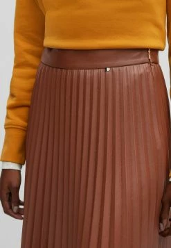 BOSS VAPLITA - Pleated Skirt - Open Brown Two -BOSS Sales Store bba5fe7e6c2447e79f29ea44c5518b83