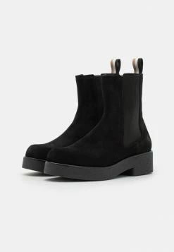 BOSS CHRIS BOOTIE - Platform Ankle Boots - Black -BOSS Sales Store bbae005fdb464cf58ebe831bb1b08eb1