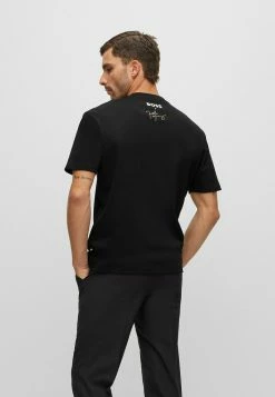 BOSS MERCURY - Print T-shirt - Black One -BOSS Sales Store bc4ebfb9df90480aa919826ab2ea0f97